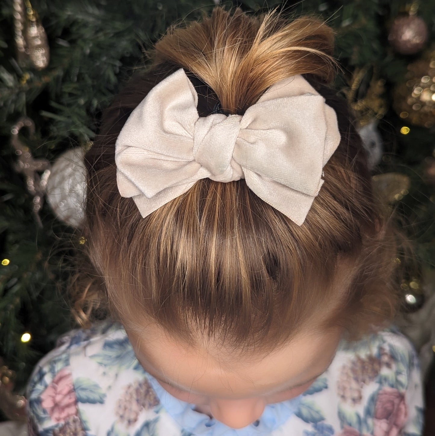 Mabel-Rose | Velvet Children's Hair Bow Clip