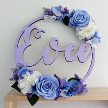 Load image into Gallery viewer, Personalised Floral Hoop 30cm