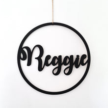 Load image into Gallery viewer, Plain Wooden Name Hoop - 30cm - Choice of Colours - Pixie &amp; Jax