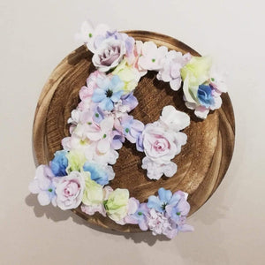 Custom Floral Initial 20cm - Pixie & Jax