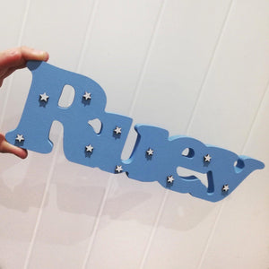 Freestanding Joined Name/Word Signs - Different Fonts Available - Pixie & Jax