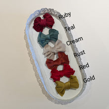 Load image into Gallery viewer, Mabel-Rose | Velvet Children&#39;s Hair Bow Clip