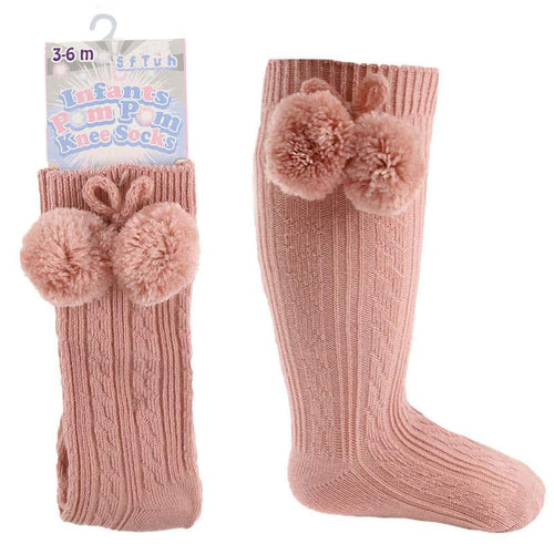 Pom Pom Knee High Socks - Pixie & Jax