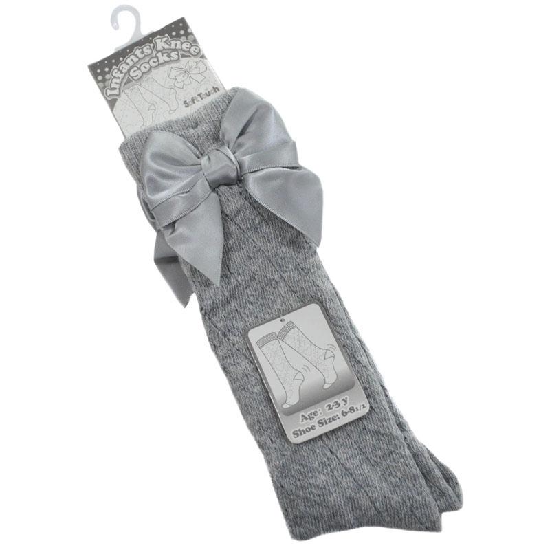 Grey Pelerine Knee High Socks - Pixie & Jax